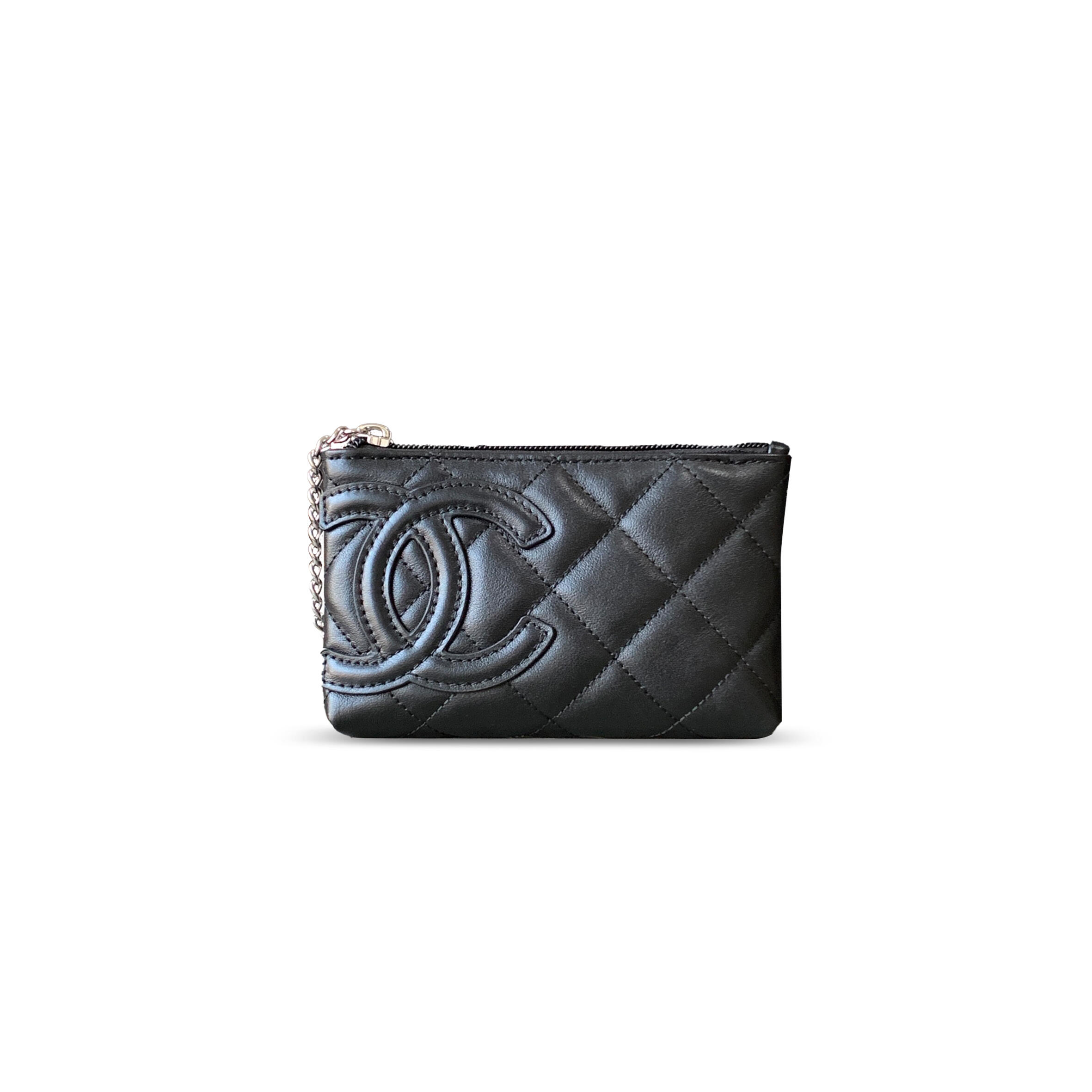 CHANEL CAMBON KEY POUCH BLACK 1259293 (13*8*3cm)